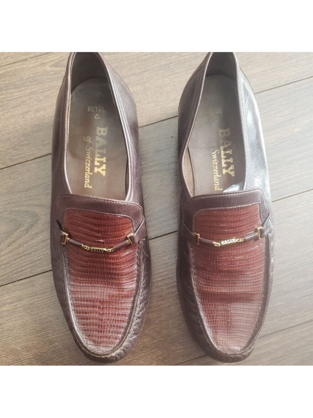 Vtg Bally Of Switzerland Royal Loafers